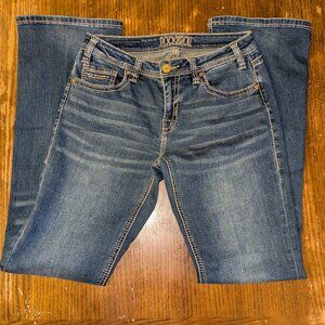 Rock & Roll Denim Ladies Riding Boot Cut Denim Jeans Size 26/34